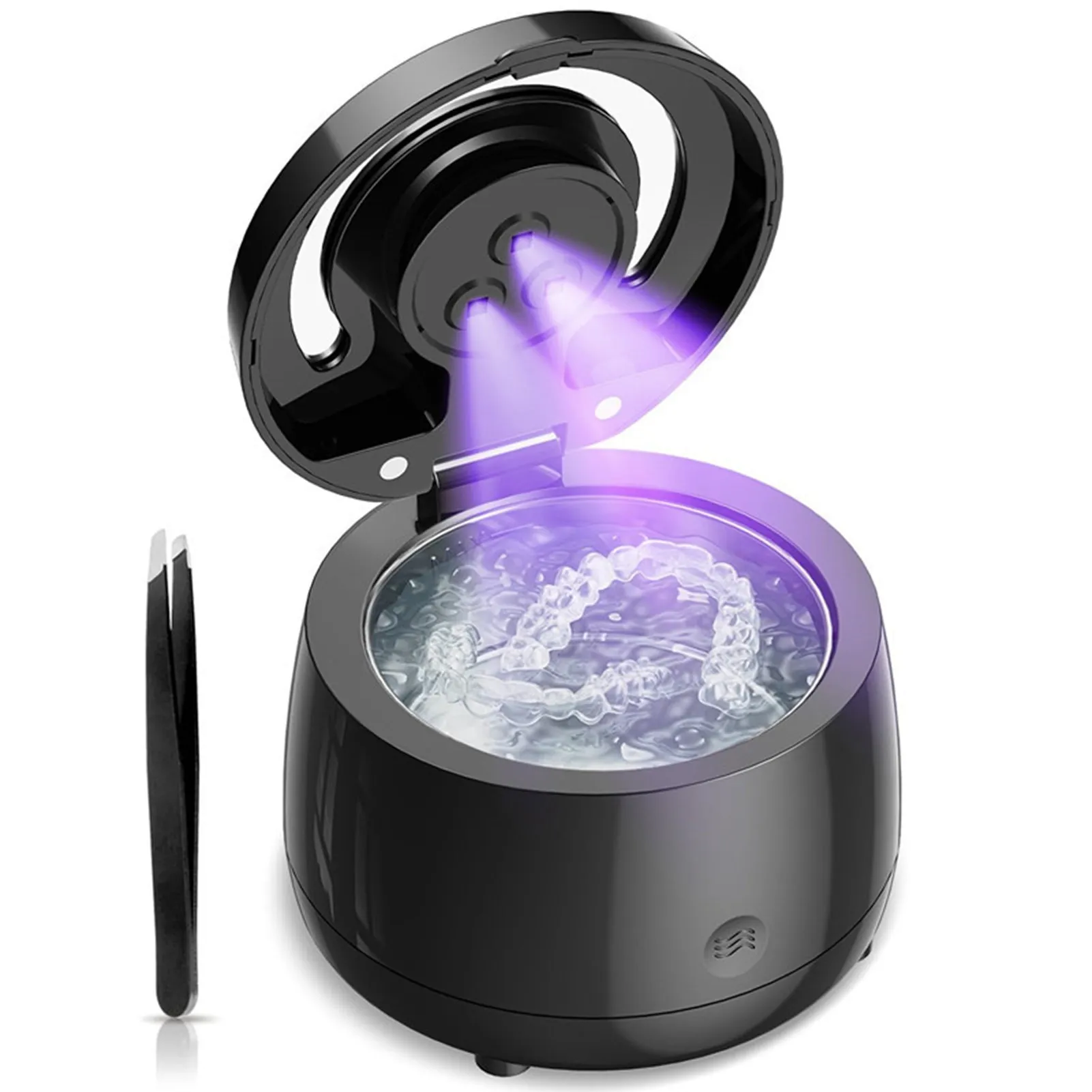 

Retainer Cleaner Powerful Portable Dentures Cleaner UVC Professional Jewelry Cleaning Machine for Home Travel