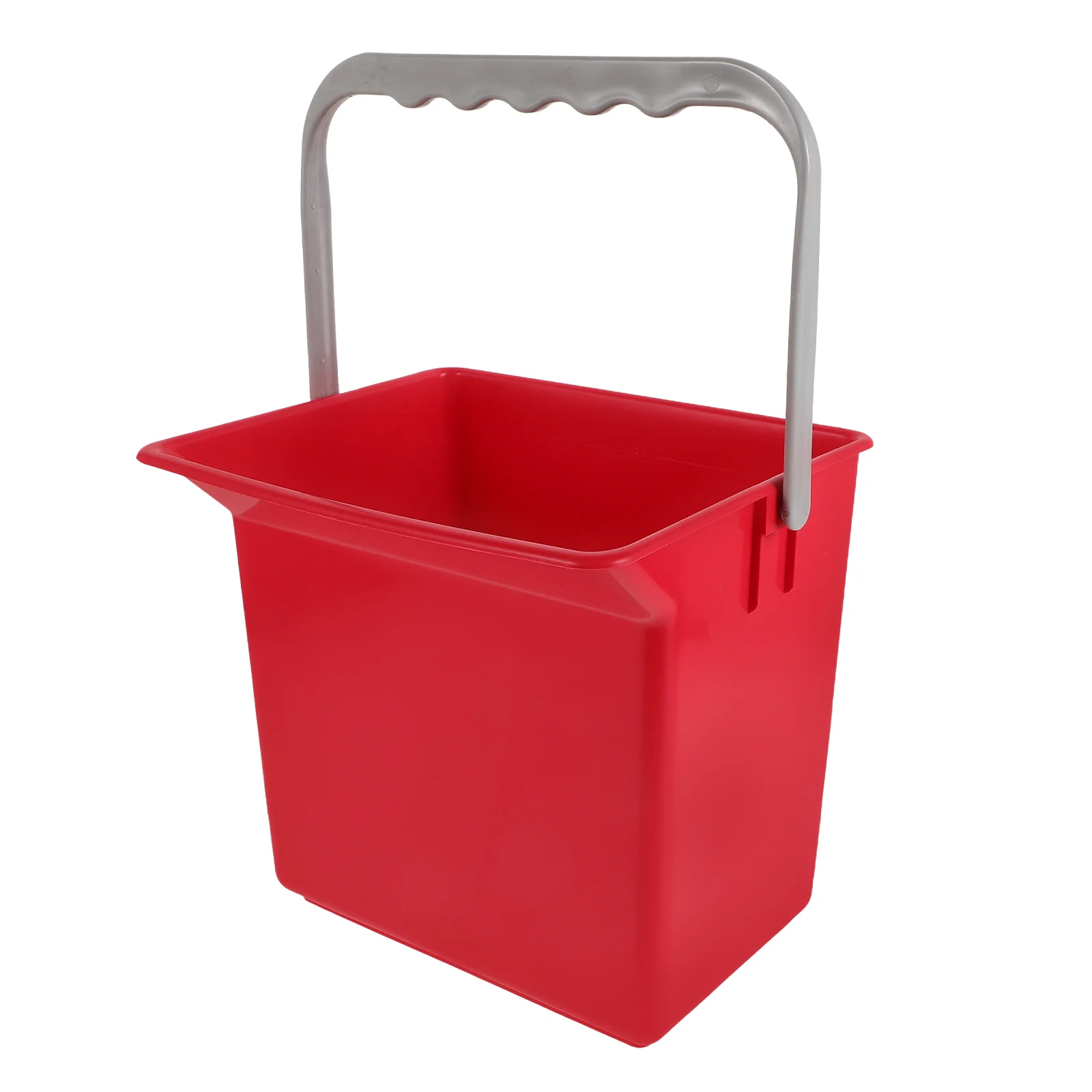 

Bucket Household Cleaning with Handle Plaster Car Garbage Can Trash Bin Plastic Paint