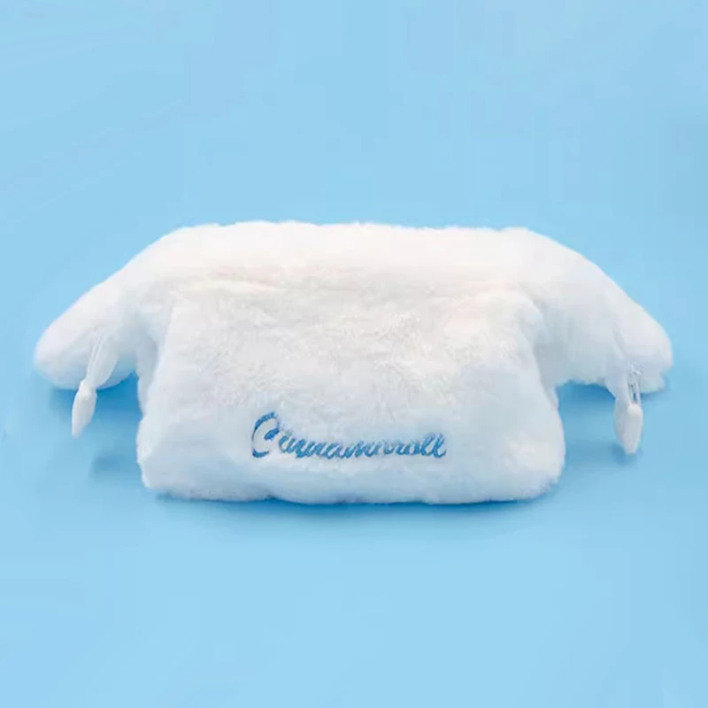 Sanrio – sac à cosmétiques en peluche My Melody cannelle Kuromi Hangyodon, porte-monnaie avec poches à cordon, cadeaux d'anniversaire pour filles, jouet pour enfants