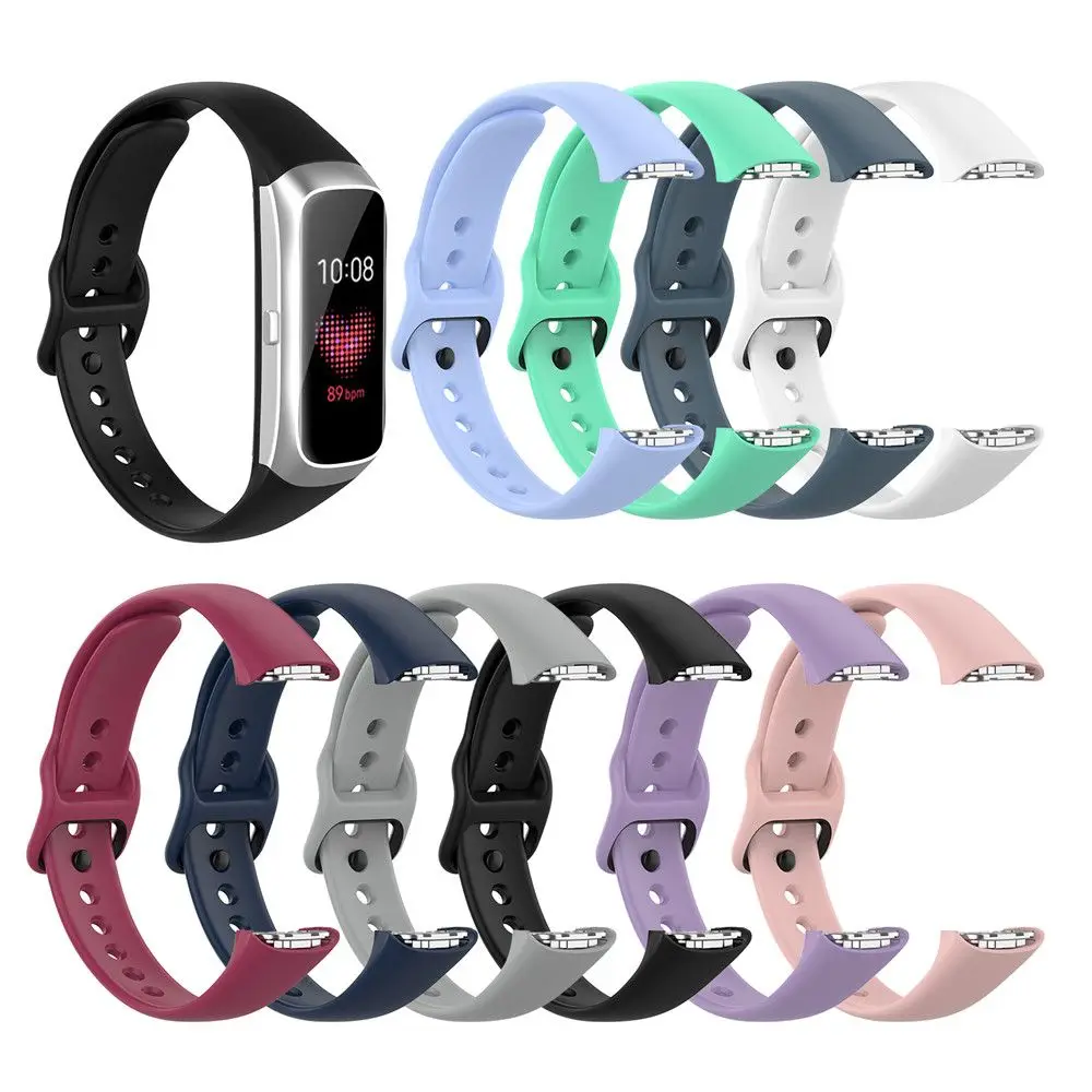 Silicone Sport Watch Band Strap Wrist Band Strap for Samsung Galaxy Fit SM-R370