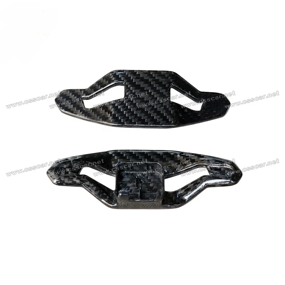 For Best Selling Glossy Black Carbon Fiber Automobile Steering Wheel Cover for Lamborghini URUS