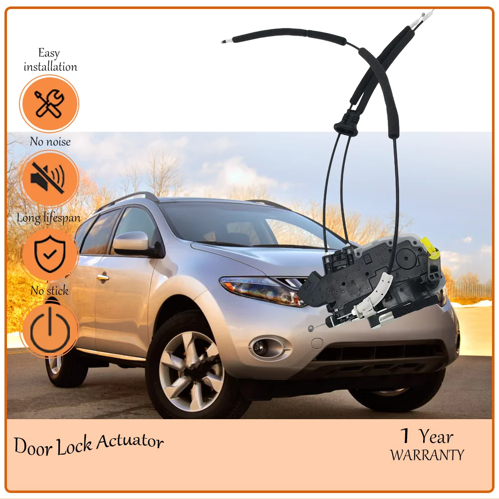 

Front Left Door Latch Lock Actuator with Car Locks Compatible with Nissan Murano 2009-2014 oem 937-256 80501-1AA0A 805011AA0A