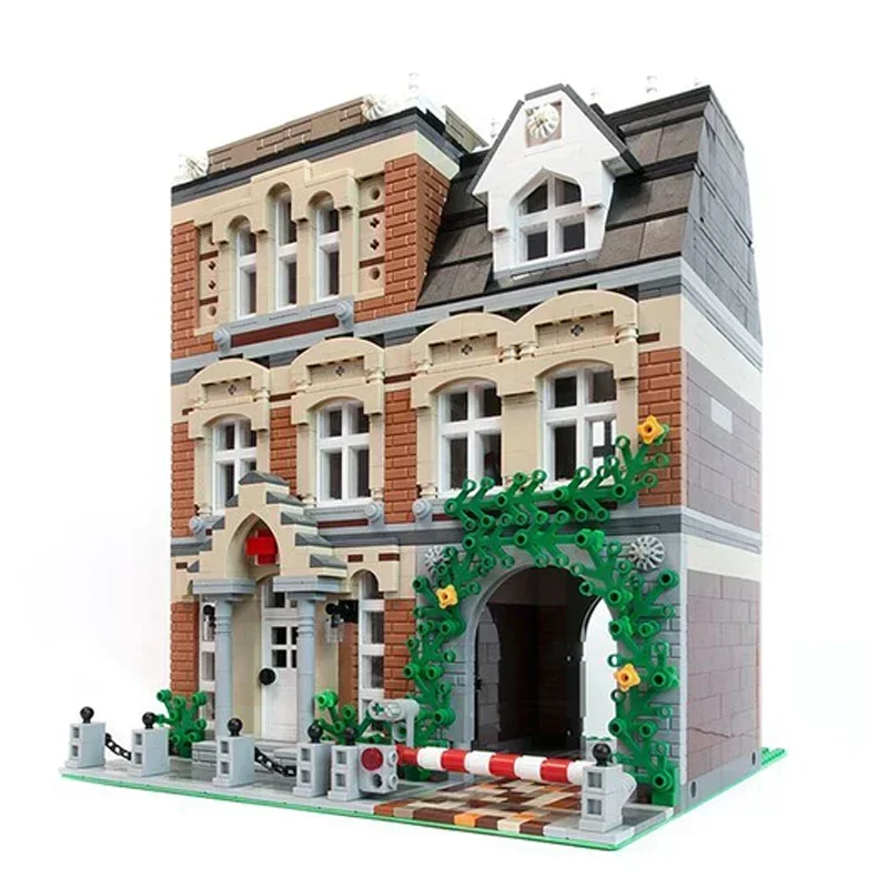 Moc Building Bricks City Street View Model Town Hospital Technology Modular Blocks Gifts Christmas Toys DIY Sets Assembly