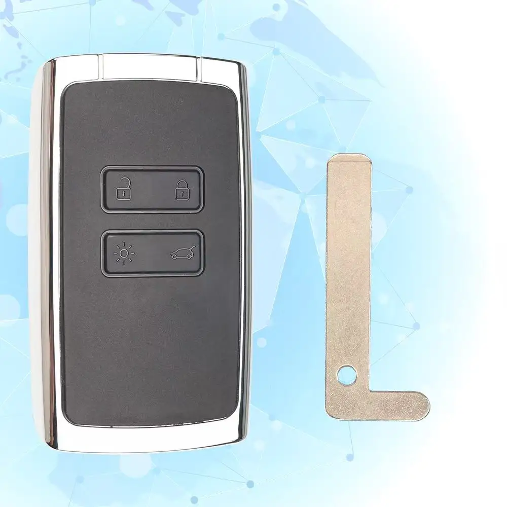 Leo 車リモートキー KR5IK4CH-01 2019-2012 メガーヌ 4 ルノー カジャール Clio5 Zoe2 コレオス キャプチャー シーニック メガーヌ 433MHZ ID:4A-CHIP。