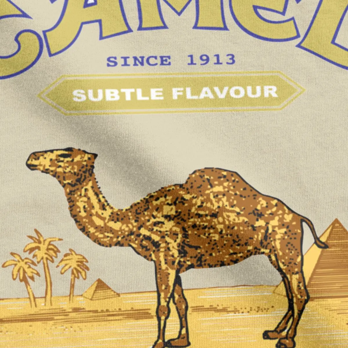 Vintage Cigarettes T-Shirt Men Women O Neck Cotton T Shirts 1931 Camels Short Sleeve Tee Shirt Big Size Clothing