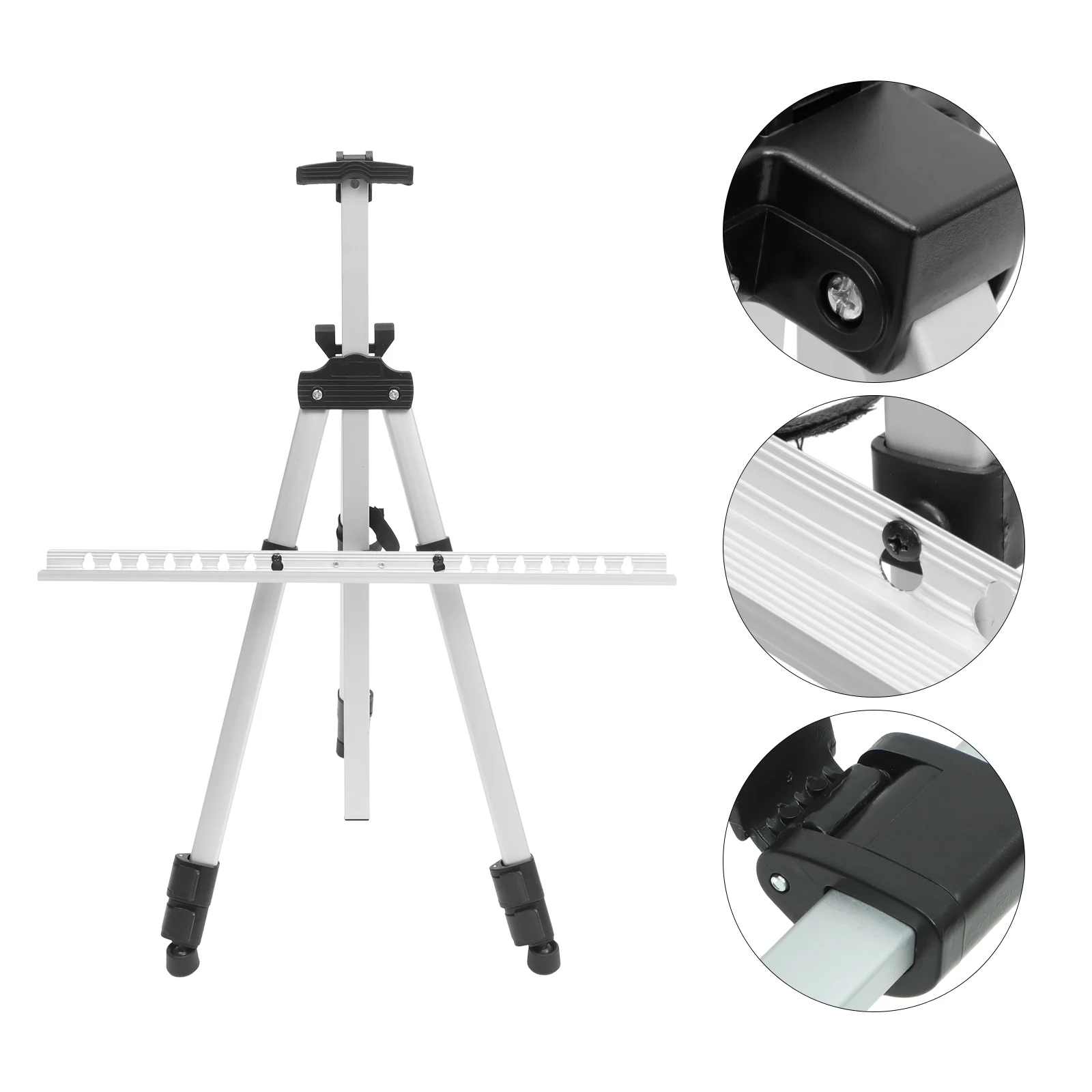 Foldable Easel Stands for Painting School Poster Display Adjustable Stand Lightweight Portable Easel Random Color