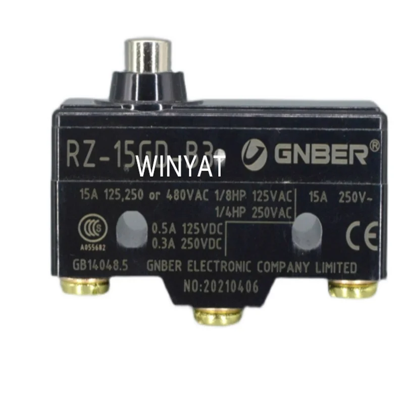 Micro-motion travel switch Pulse-type limit switch contact for silver wire RZ-15GD-B3 RZ 15GD B3