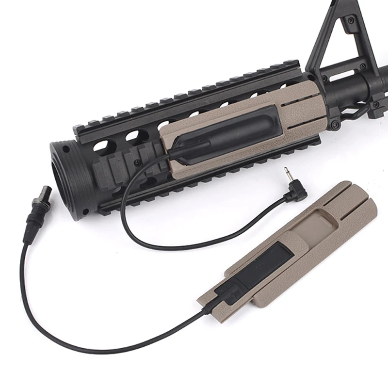 Tactical Airsoft SCAR Pocket Panel Remote Switch with DBAL PEQ Toy Gun Laser Sight M300 M600 Flashlight 20mm Rail Accessories