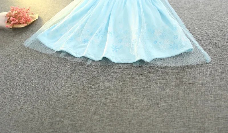 Neues Sommer-Mädchenkleid mit Kurzen Puffärmeln, Kinder-Geburtstagskleid, Halloween-Aufführungskostüm, Tüll-Partykleid H3307 – Detail 20