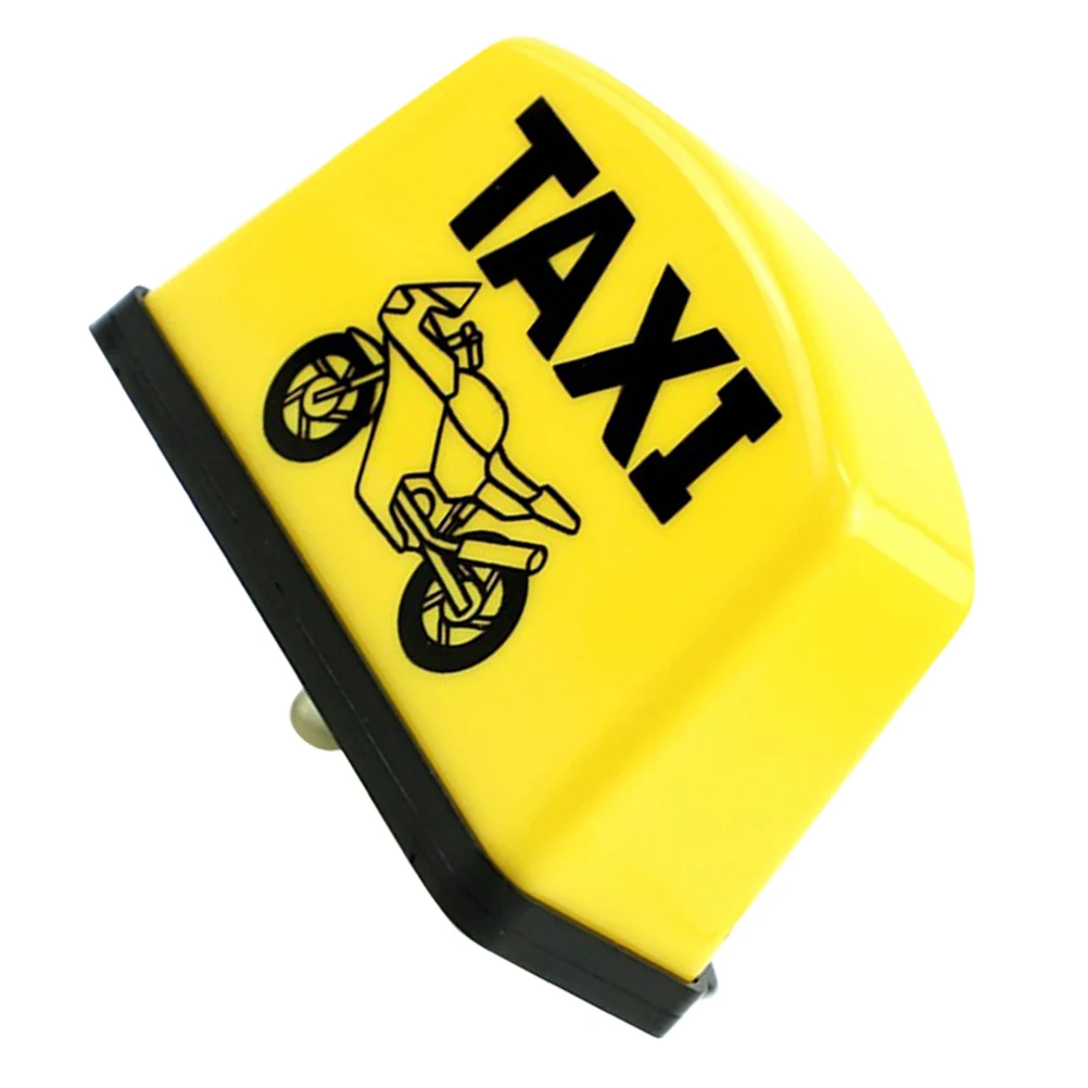 

Decorative Lights Motorcycle Taxi Indicator Mirror Mount 12V Multicolor LED Signs Plastic Topper Round License Plate Lighting