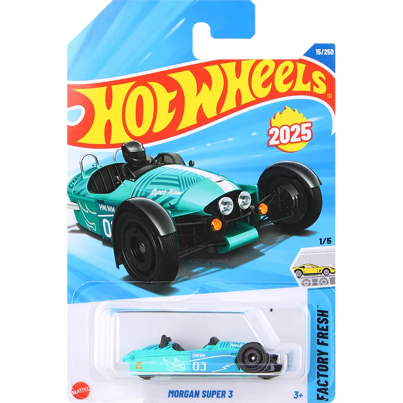 

Original Hot Wheels Car Morgan Super 3 Toys for Boy 1/64 Diecast Voiture Metal Model Factory Fresh Brinquedo Carro Birthday Gift