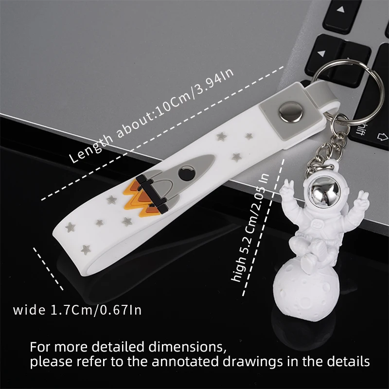 Cute Astronaut Keychain -Perfect Handbag and CarDecoration, Ideal Birthday, Party, and Holiday Gift for Boys and Girls