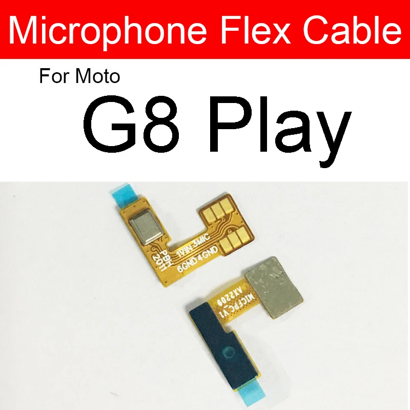 

Microphone Flex Cable Replacement For Moto G8 Play Inner Mic Ribbon Cable Repair Parts For Motorola G8 Play