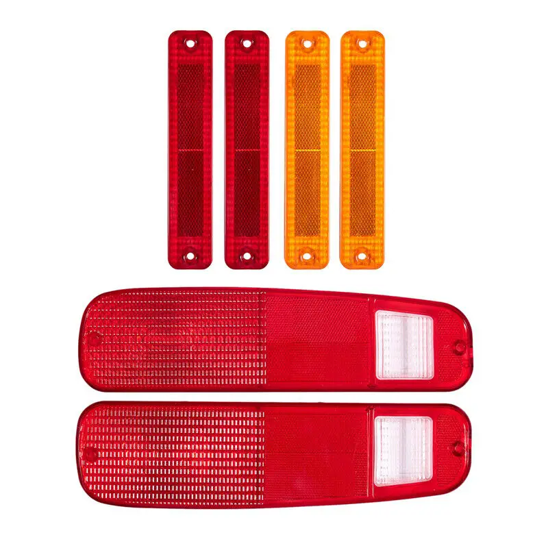 

MOVOTOR 6PCS Tail Light Lens Side Fender Housing Kit For Ford F150 F250 78-79