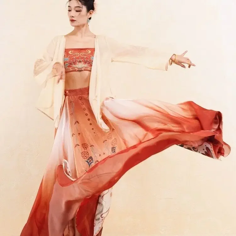 Classical Dance Question Carp Derivative Dance Dress Koi Color Chinese Style Set Wang Poetic Same Style