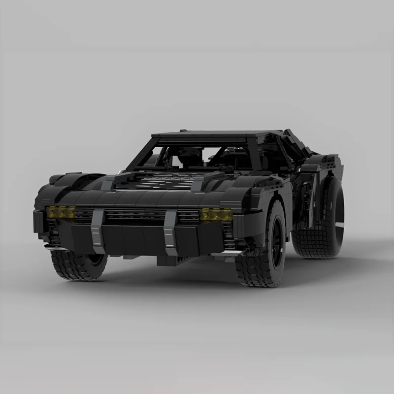 1285 قطعة MOC UCS Batmobile 2022 روبرت باتينسون مات ريفز Batmanes خارقة مركبة لتقوم بها بنفسك نموذج اللبنات هدية عيد ميلاد #2