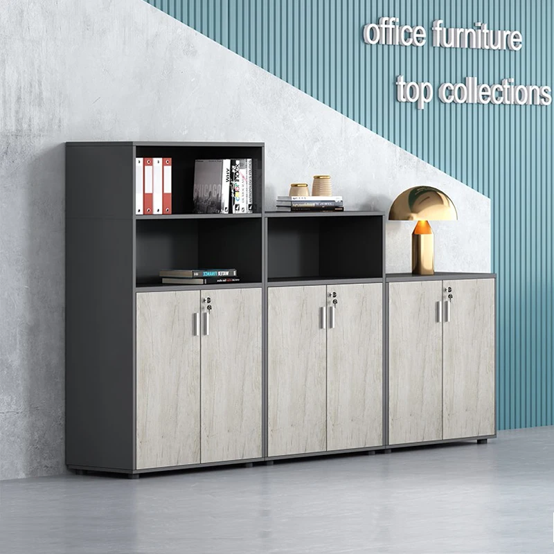 

Wooded Locker Filing Cabinet Open Italian Space Doors Office Cupboards Accent Vertical Meuble De Rangement Modular Furniture