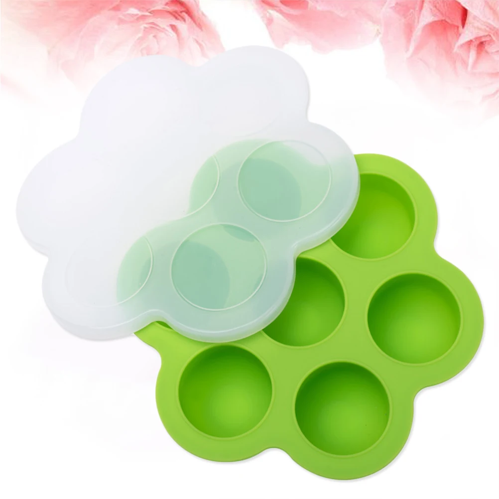

Baby Food Storage Containers Reusable Food-Grade Silicone Freezer Trays 7 Cavities Baking Storage Molds Microwave Oven Safe