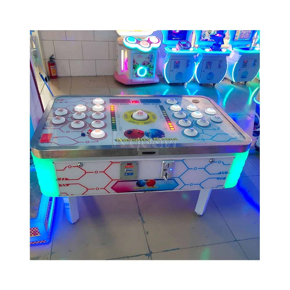 Gold Seller Coin Operated Amusement Park Two Player Speedy Visual Hand-Eye Coordination Light Battle Test Challenge Quick Reacti
