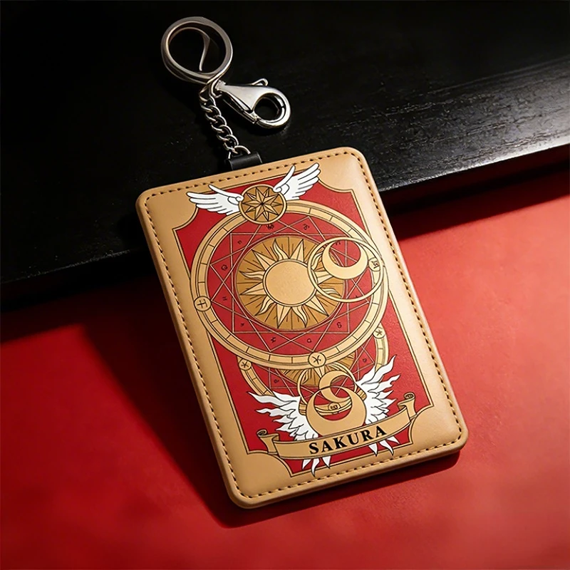 Anime Card Captor Sakura Themed Commemorative Card Set Student Meal Card Set Transportation Card Set Keychain Bag Pendant