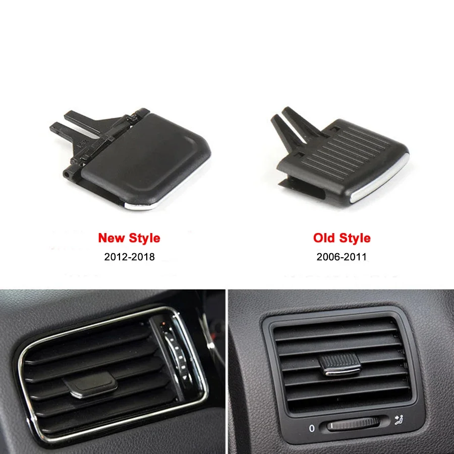 

Car Air Conditioning Vent Toggle Piece Outlet Card Clip Wind Direction Plectrum Knob For Volkswagen Sagitar 2006-2018