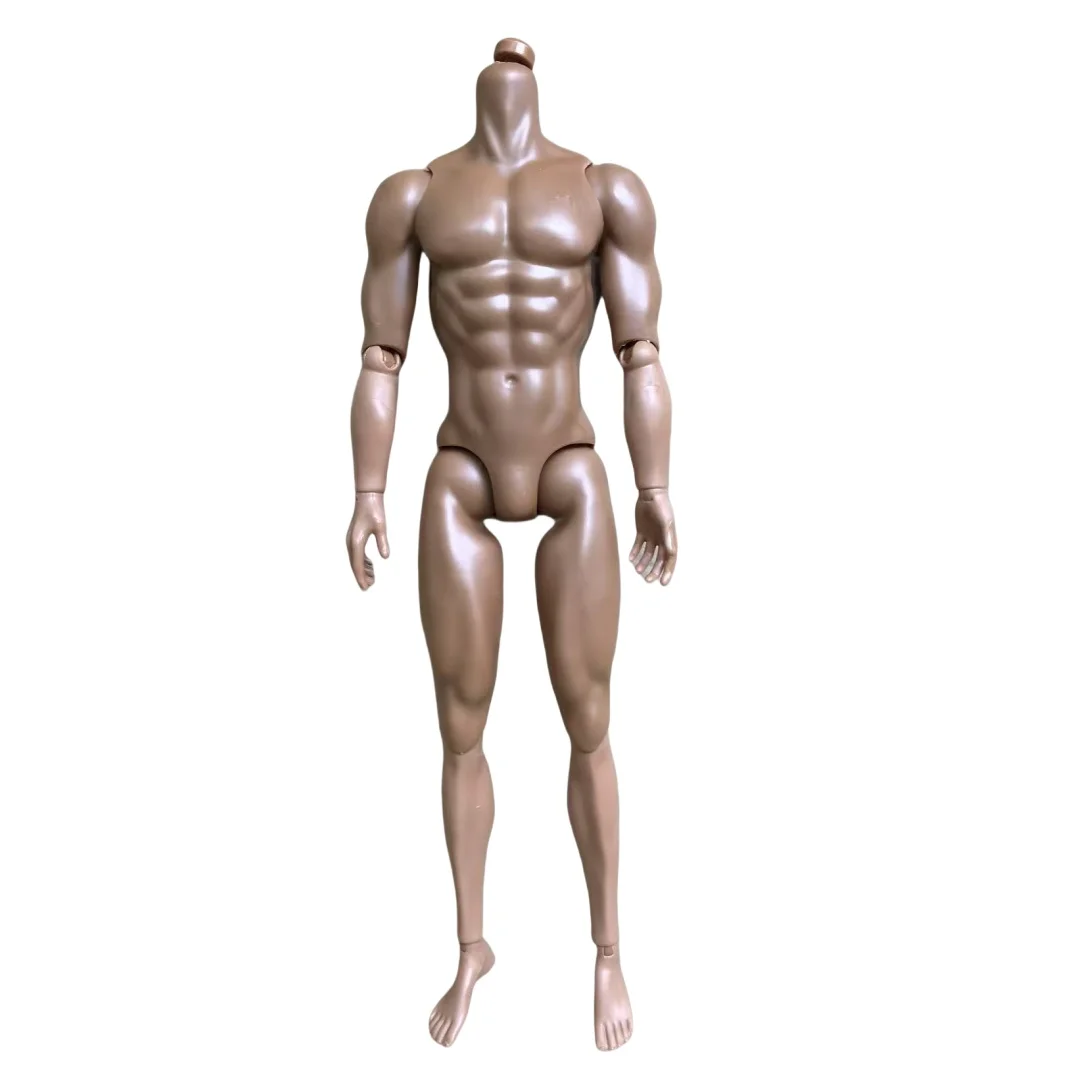 Músculo masculino boneca corpo figura super branco rosa bege café cor 1/6 soldados boneca brinquedo corpo 32cm figuras de brinquedo coletivo