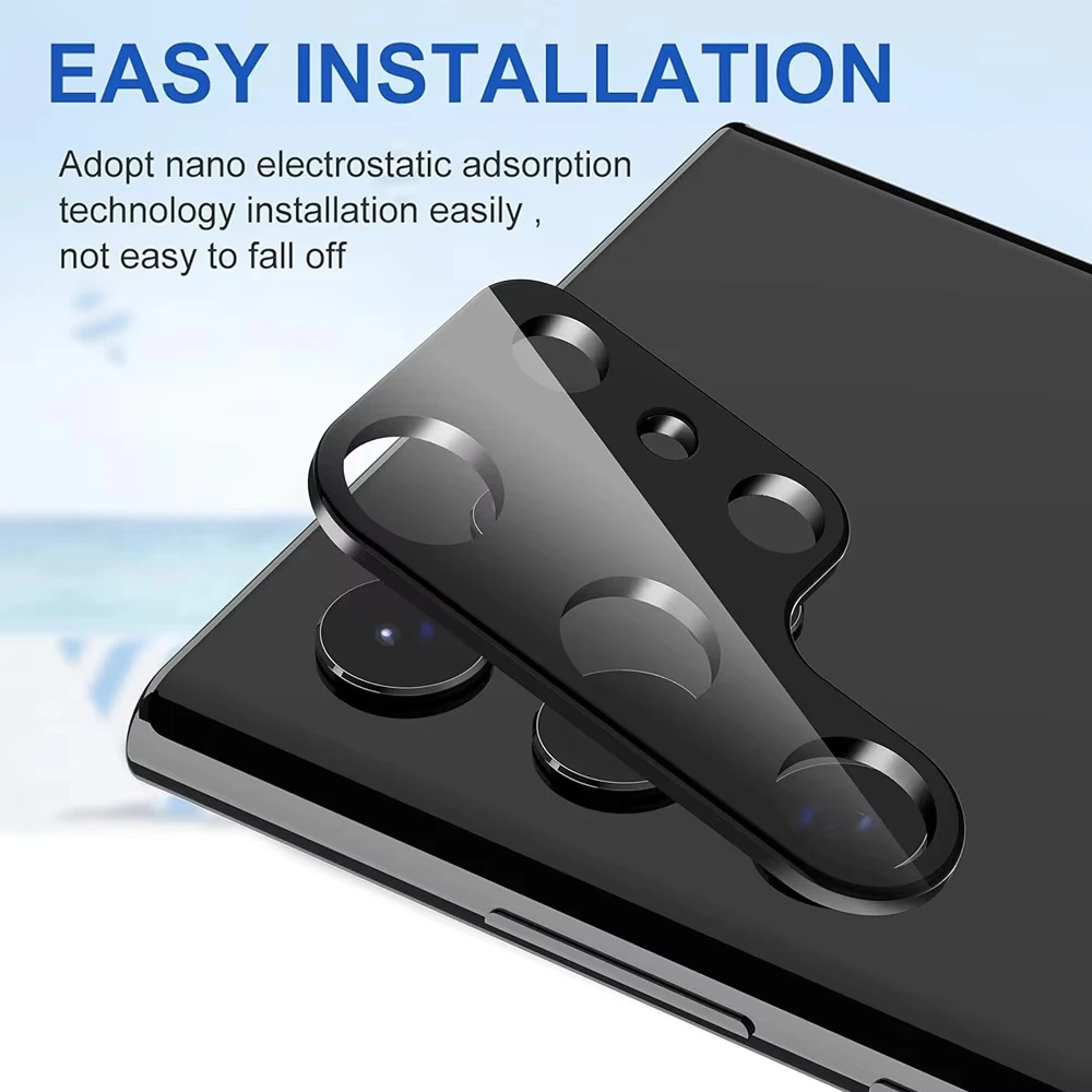 Protector de lente de cámara para Samsung S25 Ultra S23 S24 FE A17 A07 A56 A55 A16 A26 A36 A54 A53 A06 A25 cámara trasera de vidrio templado