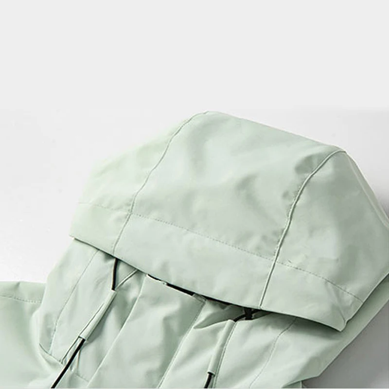 LNGXO Men's Women's Waterproof Windbreaker Outdoor Sport Windproof Single-Layer Jacket Hiking Trekking Mountaineering Rain Coat view 3