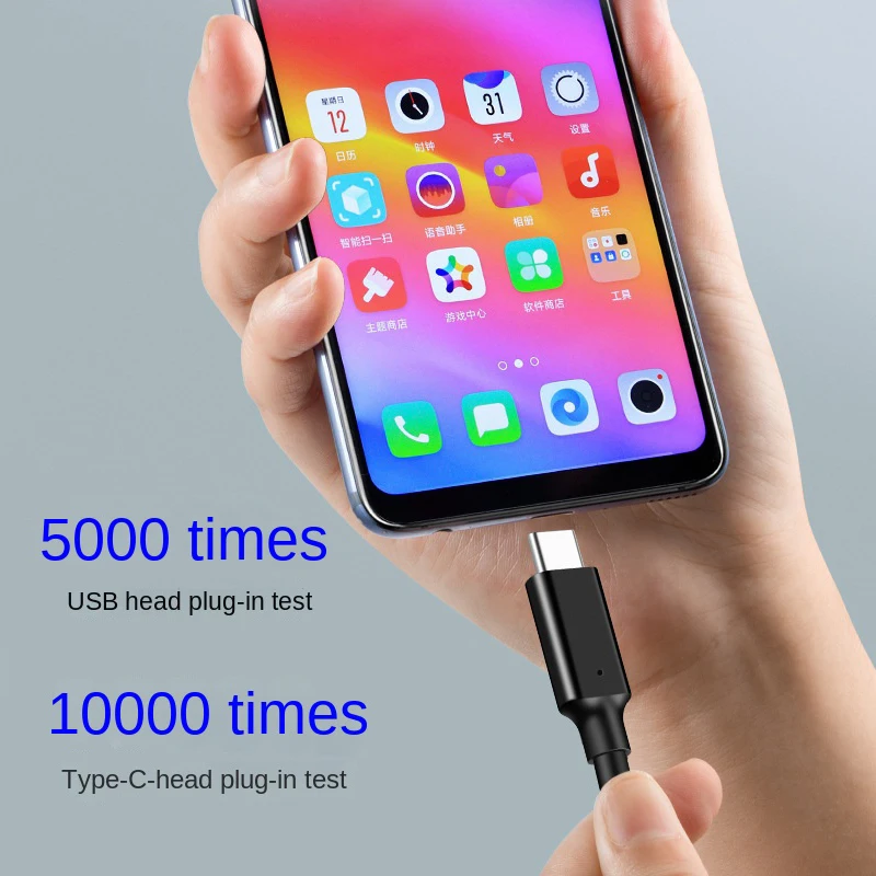 USB3.2 10Gbps Cable USB Type A to USB C 3.2 Gen2 Cable Data Transfer USB C SSD Hard Disk Cable 3A 60W QC 3.0 Fast Charging