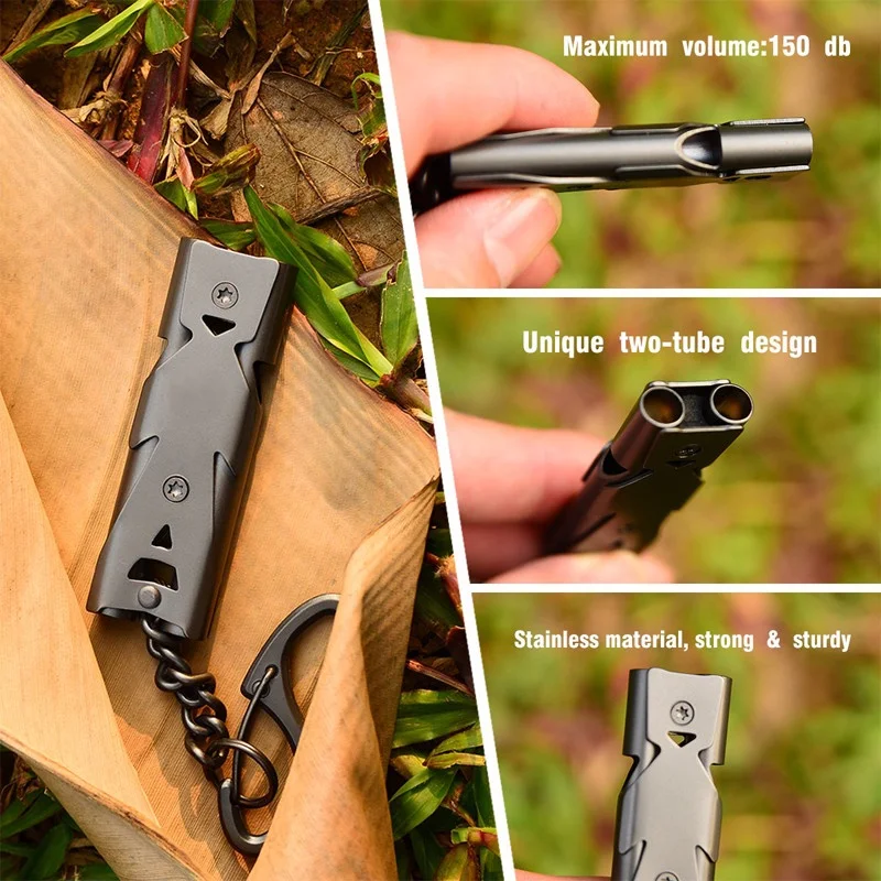 Animal Training Whistle Burst Whistle High Decibel Wilderness Survival Whistle Outdoor Lifesaving Whistle Loud Signal Whistle
