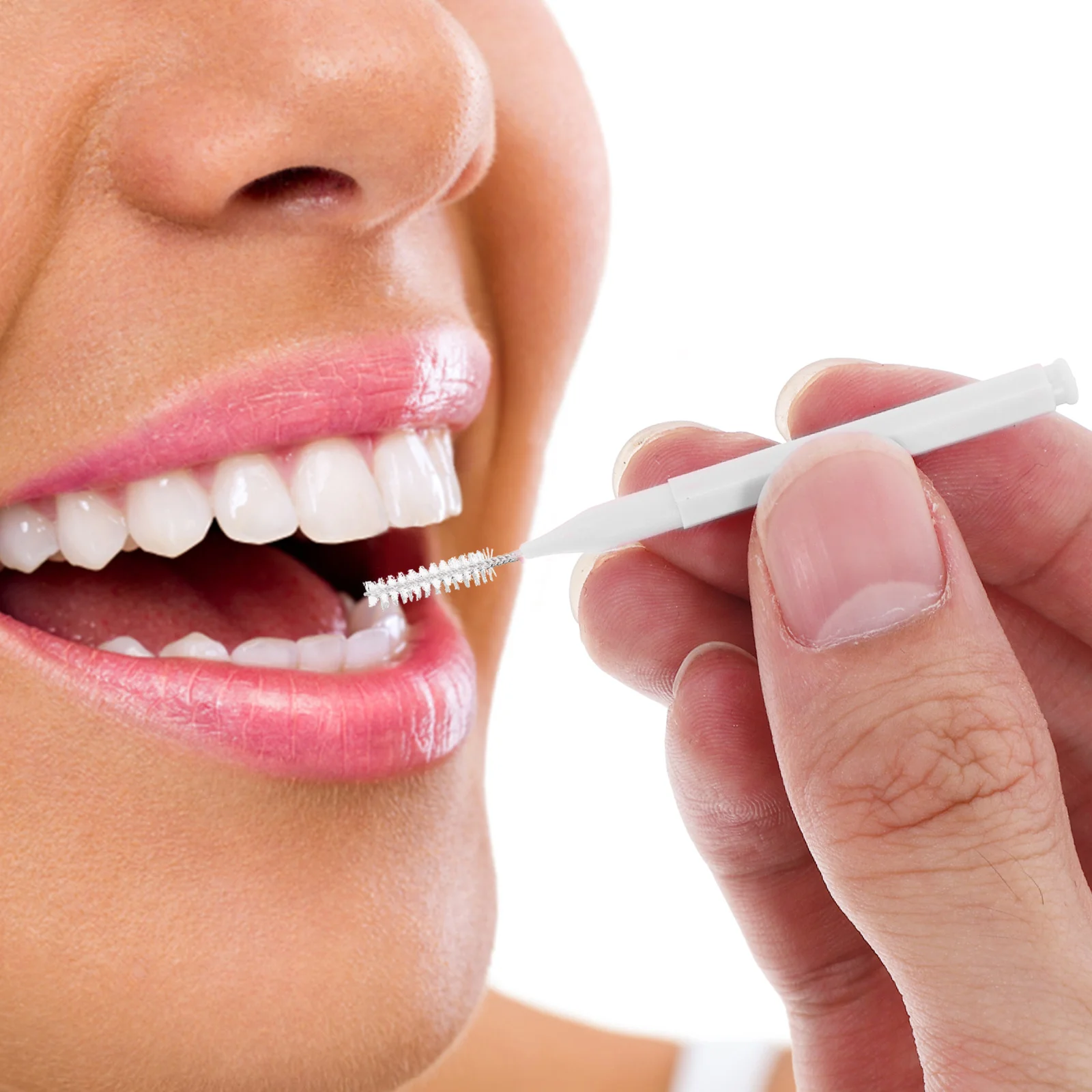 30 قطعة فرشاة بين الأسنان لأقواس الفجوات المحمولة فرشاة الأسنان الصغيرة أدوات تنظيف الفم فرشاة أسنان مريحة للسفر #2