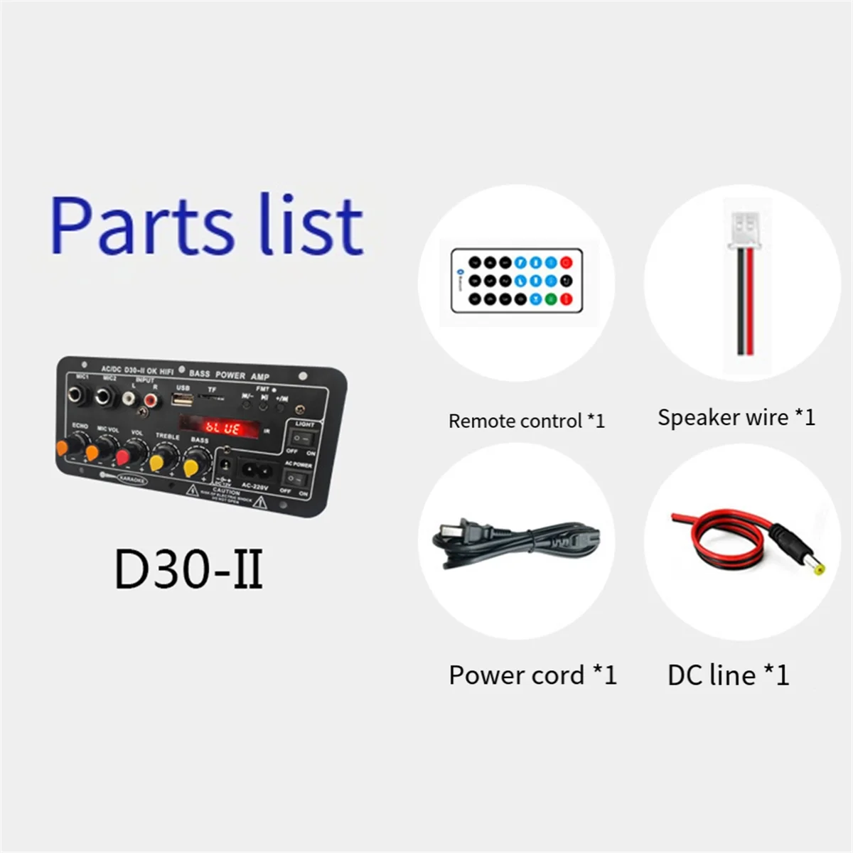 12 В цифровой Bluetooth усилитель плата сабвуфер двойной микрофон караоке усилитель динамик домашний кинотеатр американская вилка