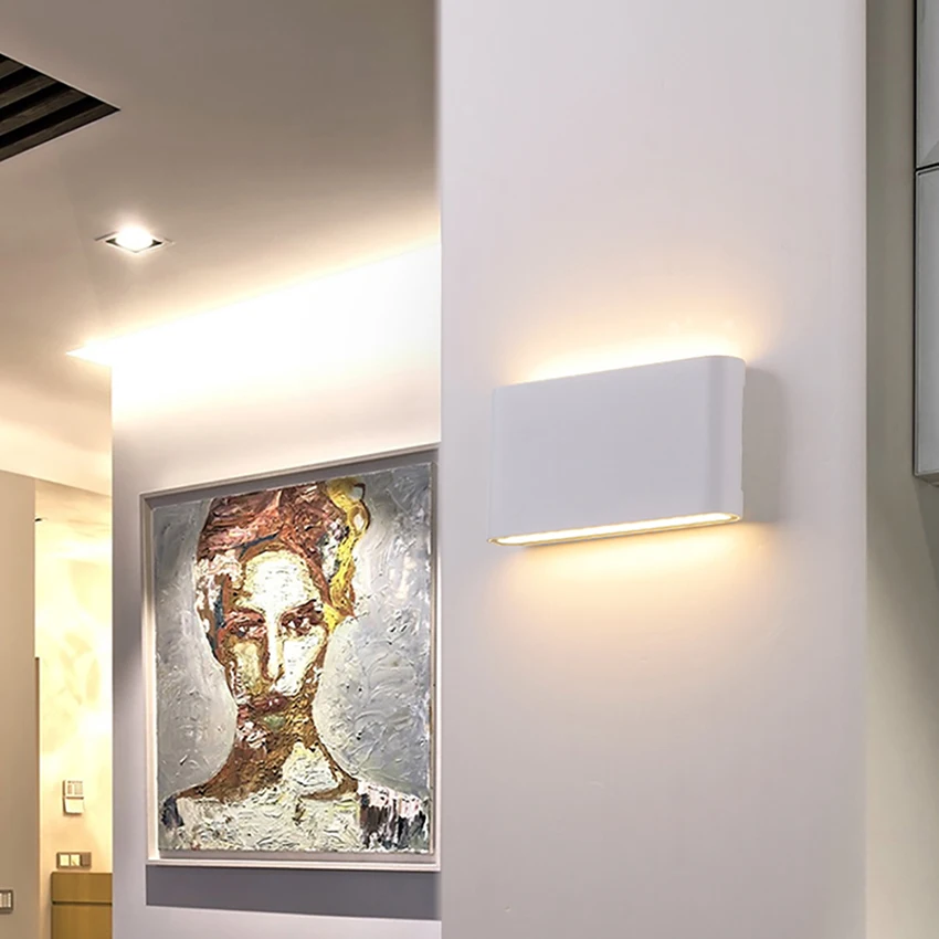 Outdoor Waterproof Wall Lamps  LED Up and Down Wall Lights Outside Wall Sconce For Garden Porch Terrace Balcony Lighting