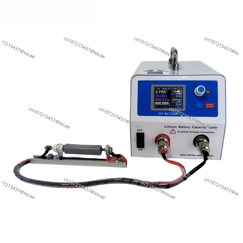 Load Detection Aging 50A Charge and Discharge Adjustable Partial Battery Capacity Tester, Lithium Ion