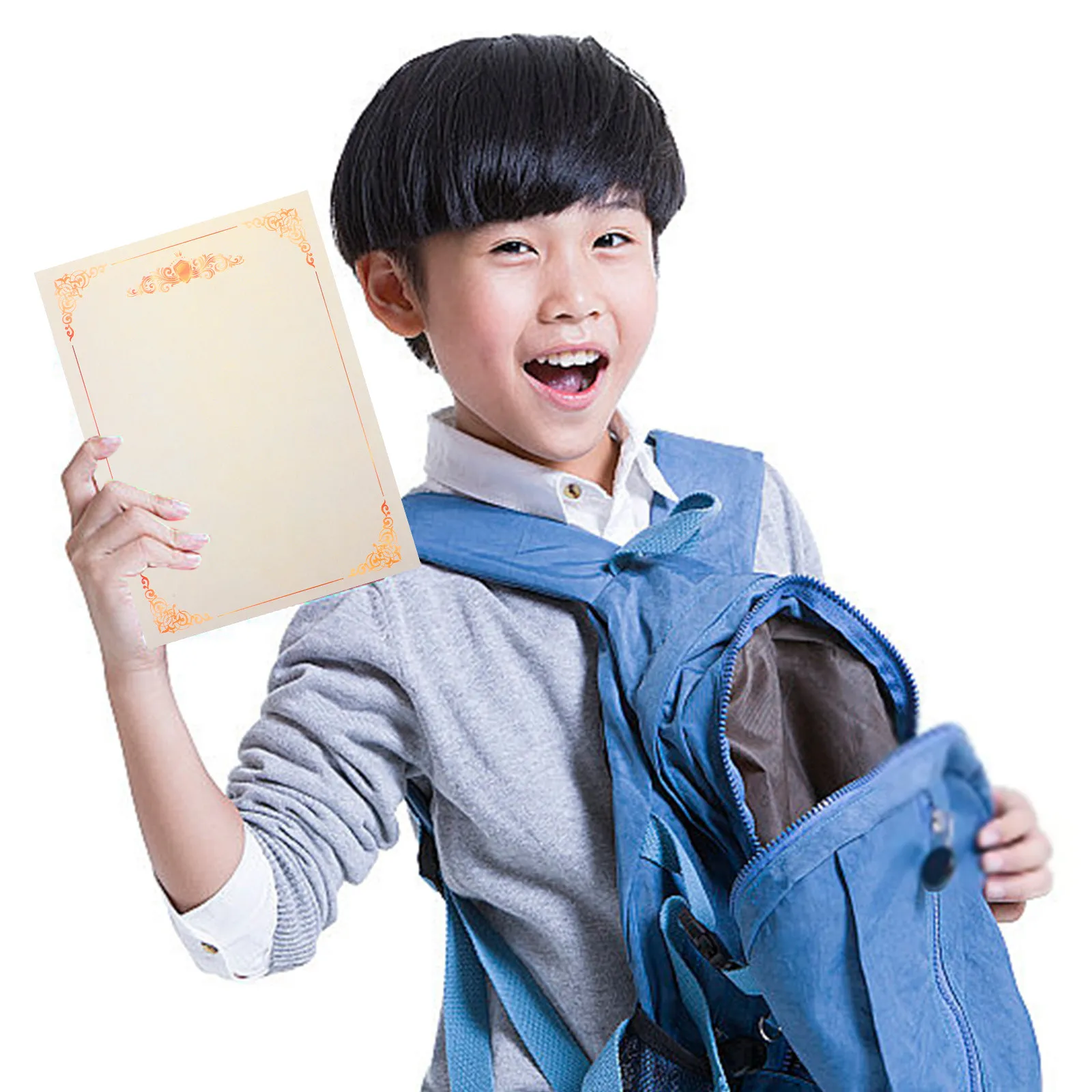 

100 листов чистой бумаги для сертификатов — высококачественная бумага для наградных грамот с возможностью записи, для выпускных и школьных дипломов