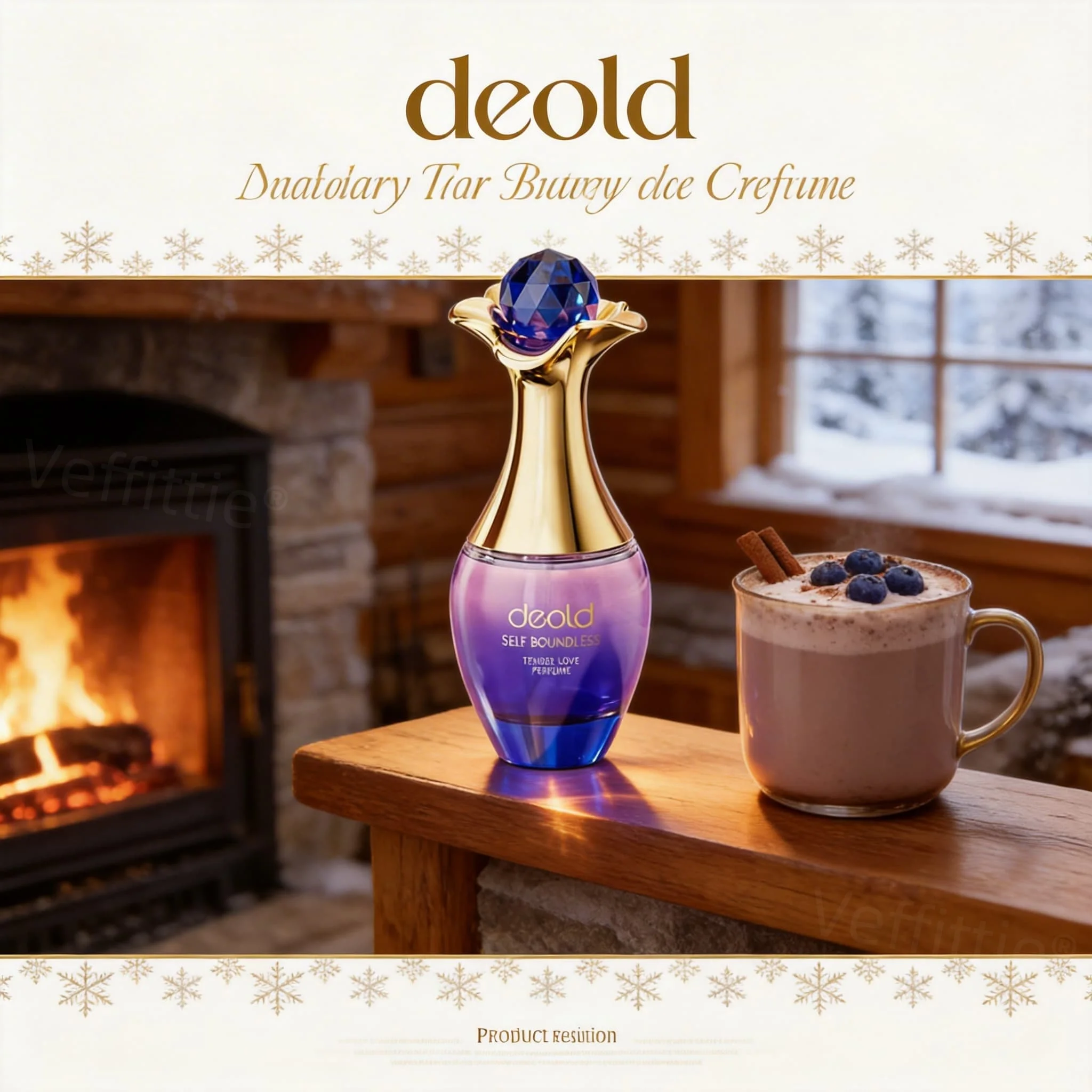 

Executive Citrus Floral Perfume 50ml, Long Lasting Fresh Woody Scent, Diamond-Top Purple Bottle, Office Use, Polished