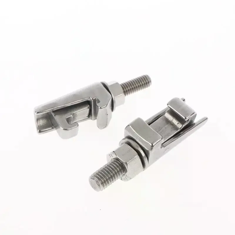 Stainless Steel Vacuum Clamp M8 M10 M12 ISO Double Claw Flange Precision Fastener for Lab Connections