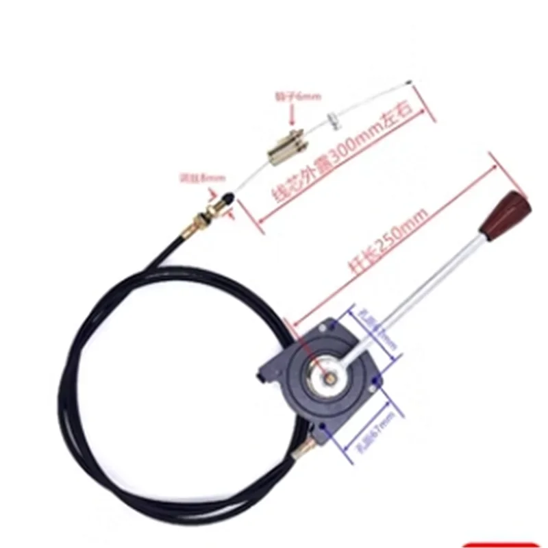For Excavator Fertilizer Applicator Bold Hand Throttle Cable Controller Pull Cable Agricultural Machinery Accessories 2026 Years