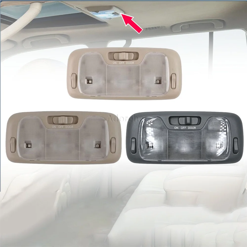 Car Interior Overhead Reading Lamp Assembly Fit For Land Cruiser LC100 J100 LX470 1998-2007 Dome Light Accessories