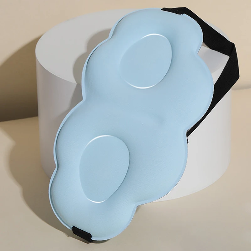 

3D облачная маска для глаз, мультяшная маска для сна с повязкой на глаза, чистая маска для сна, дышащая маска для глаз, пена с эффектом памяти с медленным отскоком, наглазник