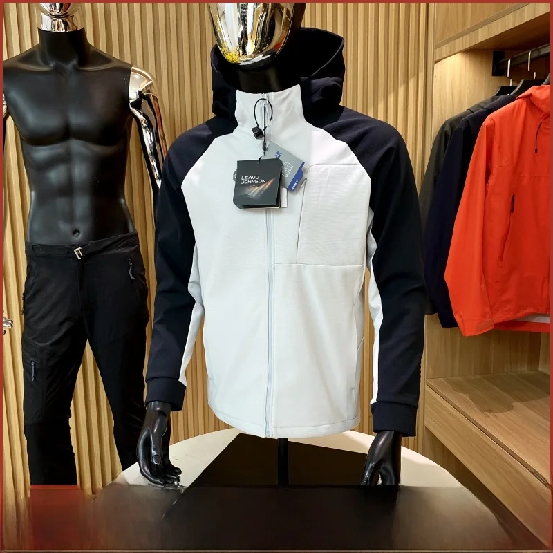 

Leavo Johnson Textured Breathable High-End Autumn Winter Couple Hooded Fce Warmth Jaet Coat Youth Faion Long Sve