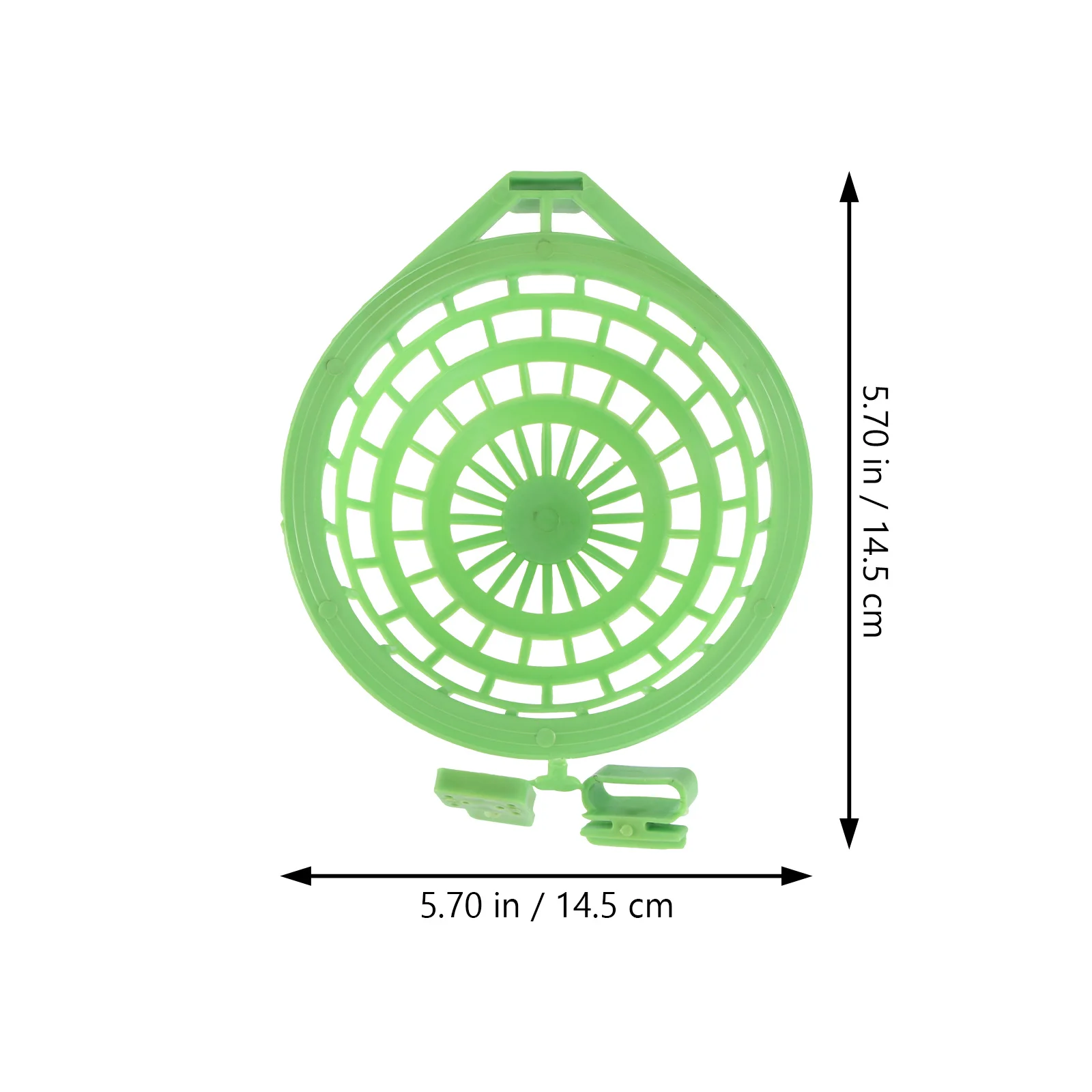 

2pcs Large Nest Basin Green Plastic Bird Nesting Holder For Parrot Small Birds Indoor Outdoor Use Bird Supplies Pet Cage