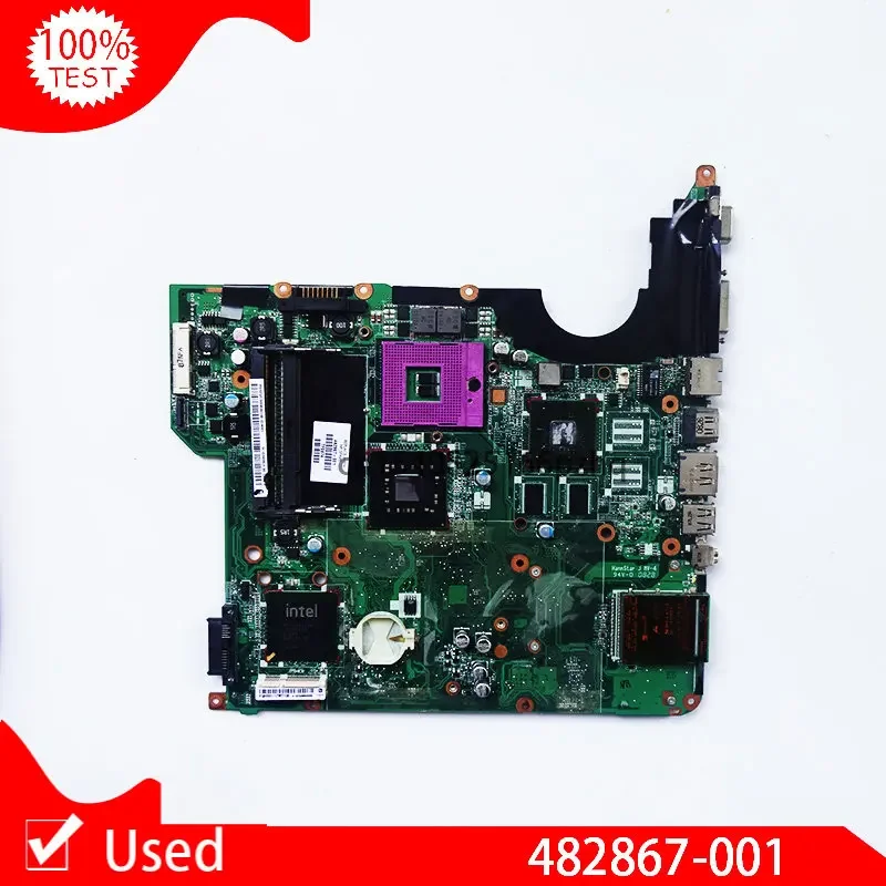 Used 482867-001 Main Board For HP Pavilion DV5 DV5-1000 Laptop Motherboard PM45 DDR2