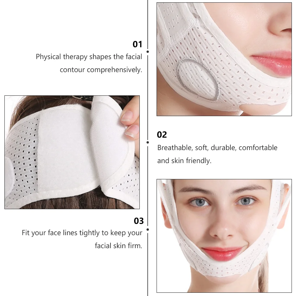 

1pc Lifting Artifact V Face Slimming Mask Anti Aging Face Support Belt For Women Soft Breathable Lifting