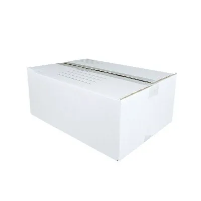 Large 14 Inch X 10 Inch X 5.5 Inch Mailing Box: Cardboard Shipping & Moving Packaging, White, No Closure view 6