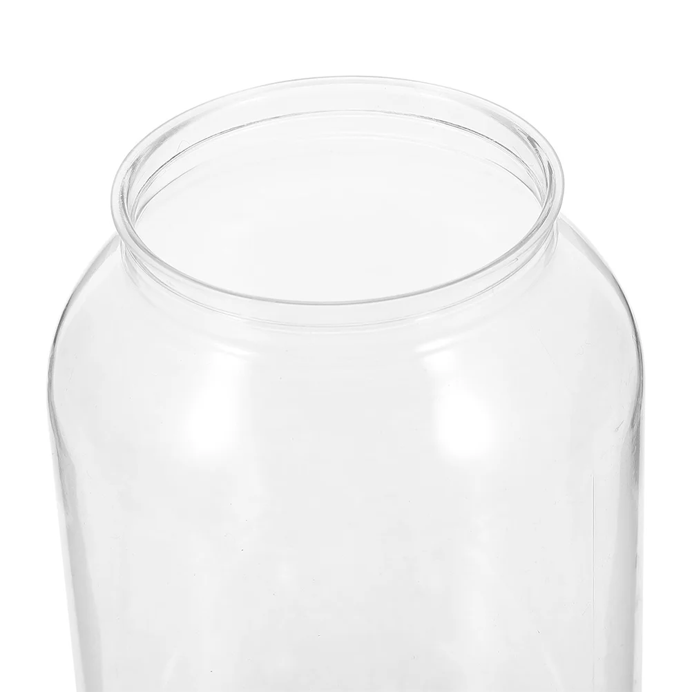 5 PCS Cans Empty Juice Containers Juicer Machines Bottles with Caps Water Plastic Clear Beverage Fruit