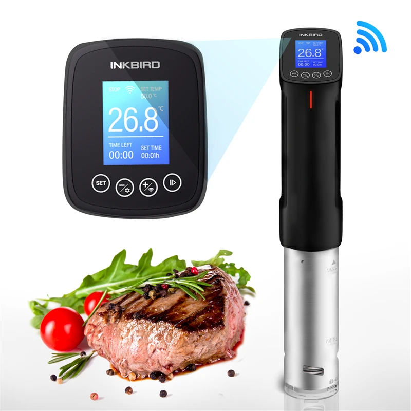 Inkbird-wi-fi Sous Vide Fogão Fogão a Vácuo Lcd Touch Imersão Circulador Cozinhar Precisa Display Digital Isv100w