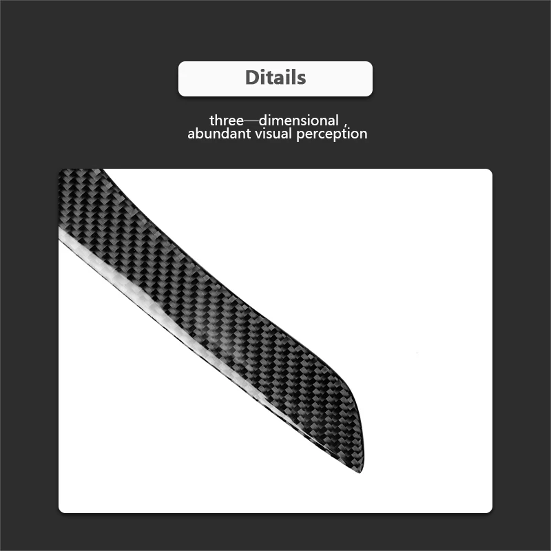 Carbon Fiber Light Eyebrow Stickers For BMW 3 Series E90 E91 2006 2007 2008 2009 2000 2010 2011 Car Interior Styling Accessories