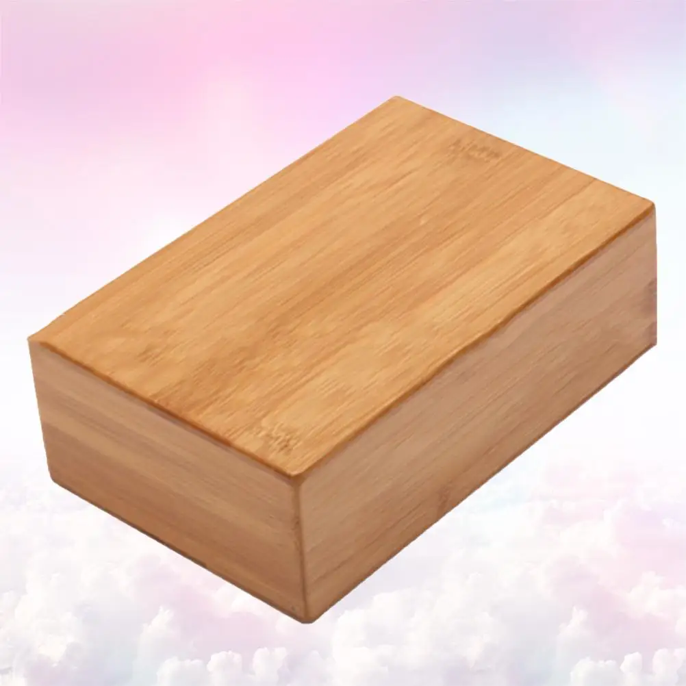

Blocks Bamboo Material Durable Safe Auxiliary Tool Balance Strength Flexibility Exercise Portable Smooth Surface Yoga Practice