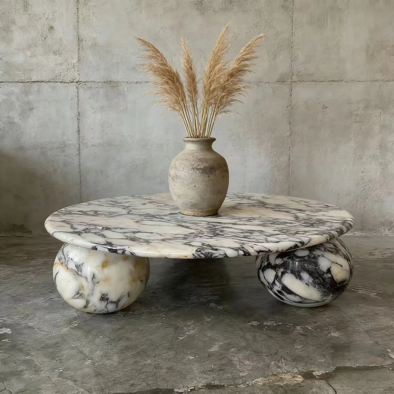 

Modern Luxury Nordic Marble Plinths Durable Coffee Table Base Center Table Set Furniture Bedroom Living Room